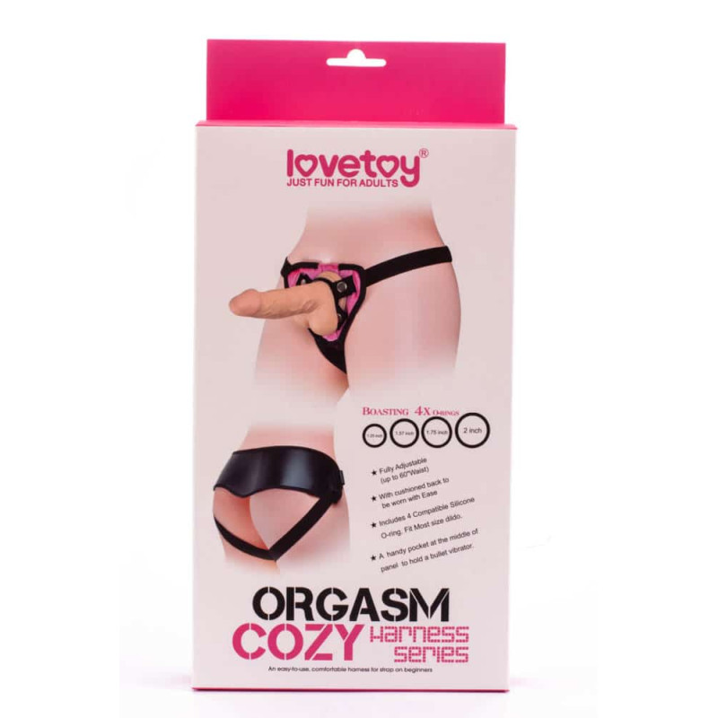 Трусы для страпона LoveToy Orgazm Cozy Harness Flesh Dildo Трусы для страпона LoveToy Orgazm Cozy Harness Flesh Dildo