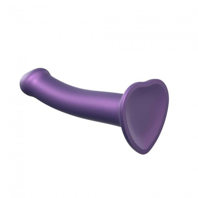 Насадка для страпона Strap-On-Me Mono Density Dildo Фиолетовая M Насадка для страпона Strap-On-Me Mono Density Dildo Фиолетовая M