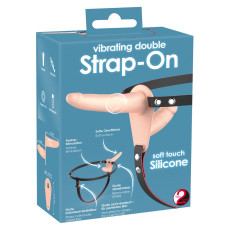 Страпон You2Toys Vibrating Double Strap-On