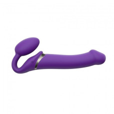 Безремневой страпон с вибрацией Strap-On-Me Vibrating Фиолетовый L