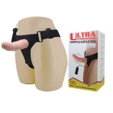 Жіночий страпон LyBaile Ultra Passionate Harness Flesh Vibrating