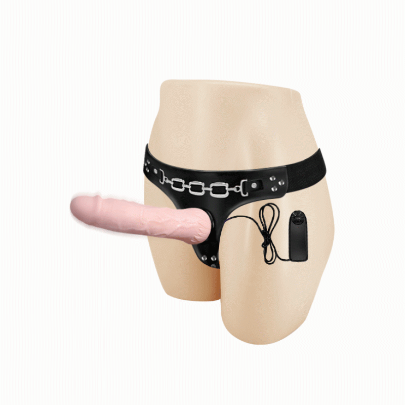 Страпон LyBaile Baile Jessica Strap On Vibrating, 19 см