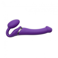 Безремневой страпон с вибрацией Strap-On-Me Vibrating Фиолетовый M
