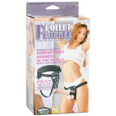 Страпон NMC Potent Plunger Harness with Vibrator 8 in