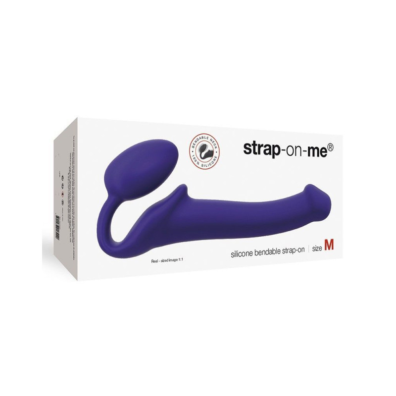 Безремневой страпон Strap-On-Me Фиолетовый M Безремневой страпон Strap-On-Me Фиолетовый M