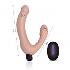 Страпон LoveToy Rechargeable IJOY Strapless Strap-on Телесный