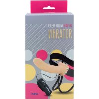 Страпон с вибрацией Seven Creations Realistic Hollow Strap On Vibrator 8inch