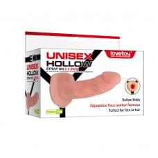 Полый страпон LoveToy Unisex Hollow Strap On