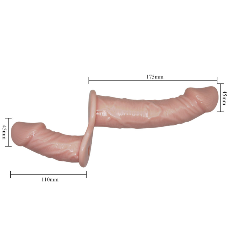 Страпон LyBaile Ultra Vibrating Dual Penis Strap On Страпон LyBaile Ultra Vibrating Dual Penis Strap On