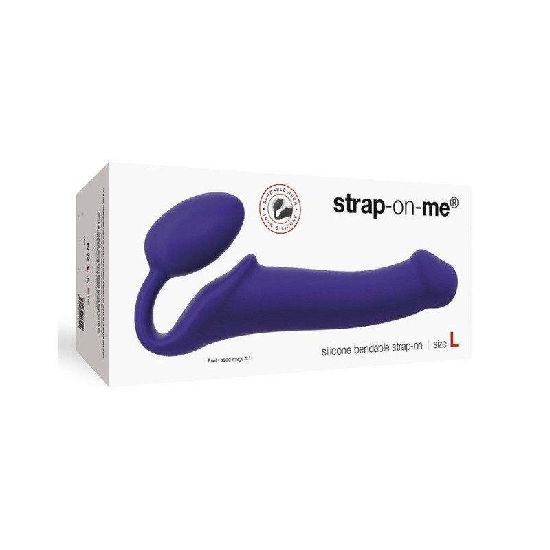 Безремневий страпон Strap-On-Me Фіолетовий L Безремневий страпон Strap-On-Me Фіолетовий L