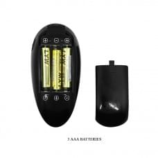 Мужской страпон Pretty Love Marvin Strap-On Harness Vibrating Черный 16.2 см