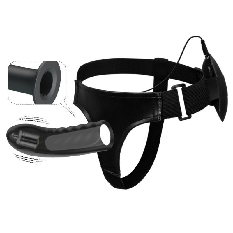 Мужской страпон Pretty Love Marvin Strap-On Harness Vibrating Черный 16.2 см Мужской страпон Pretty Love Marvin Strap-On Harness Vibrating Черный 16.2 см