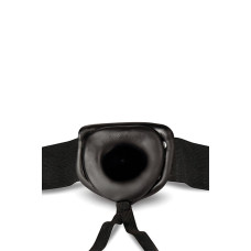 Страпон чоловічий Blush Dr. Skin 7Inch Hollow Strap On Чорний