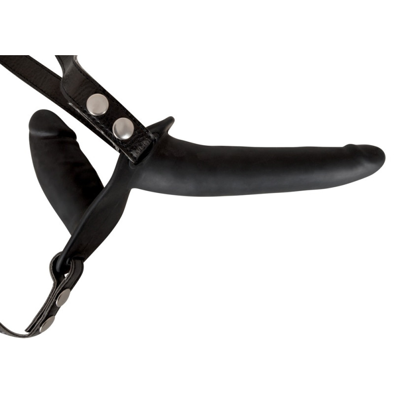 Женский страпон You2Toys Double Strap On Black Silicone Женский страпон You2Toys Double Strap On Black Silicone