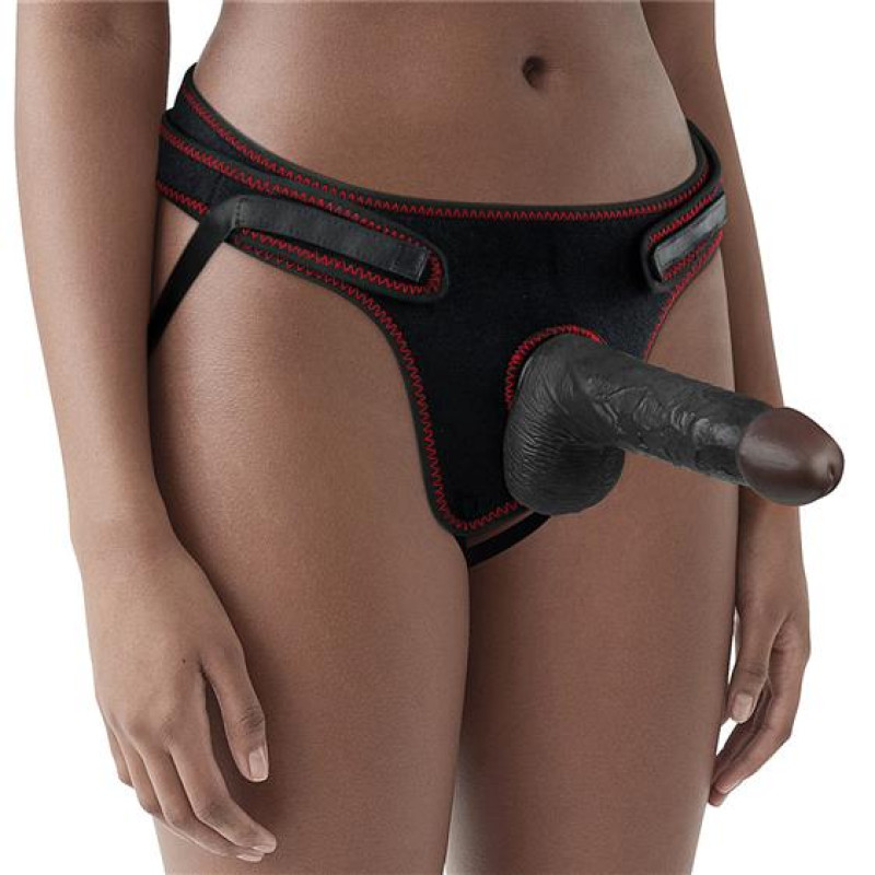 Страпон LoveToy Ingen Easy Strap-On Set 7 Black Страпон LoveToy Ingen Easy Strap-On Set 7 Black