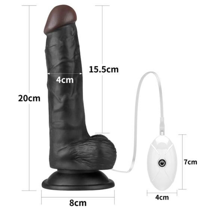 Страпон LoveToy Ingen Vibrating Easy Strap-On Set 7.5" Black