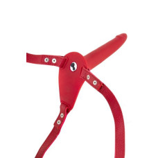 Страпон с вибрацией Fetish Tentation Vibrating Strap-On with Dildo Красный