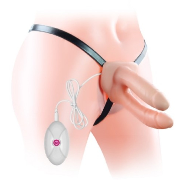 Страпон LoveToy Vibrating Unisex Hollow LVTOY050 Страпон LoveToy Vibrating Unisex Hollow LVTOY050