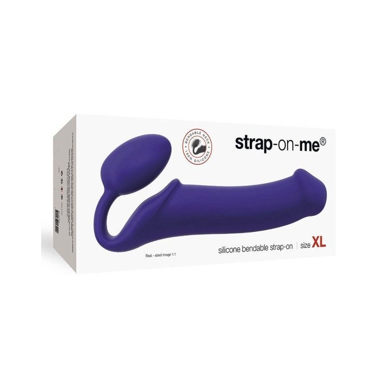 Безремневий страпон Strap-On-Me Фіолетовий XL Безремневий страпон Strap-On-Me Фіолетовий XL
