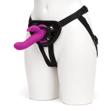 Страпон-кролик с вибрацией и трусиками Happy Rabbit Rechargeable Vibrating Strap-On Harness Set