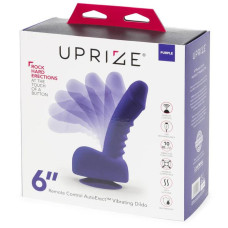 Бионик страпон с вибрацией Uprize 15 см Фиолетовый
