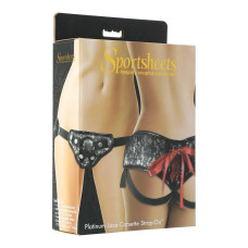 Трусы для страпона Sportsheets Platinum Lace Corset