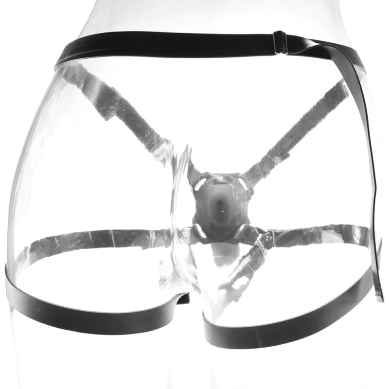 Страпон с вибрацией на ремнях California Exotic с пультом управления, черный, 16.5 см x 3.75 см. Страпон с вибрацией на ремнях California Exotic с пультом управления, черный, 16.5 см x 3.75 см.