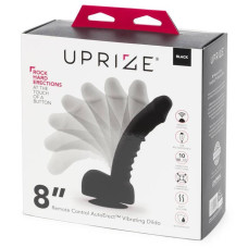 Бионик страпон с вибрацией Uprize 20 см Черный