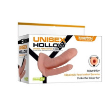 Страпон LoveToy Unisex Hollow LVTOY152