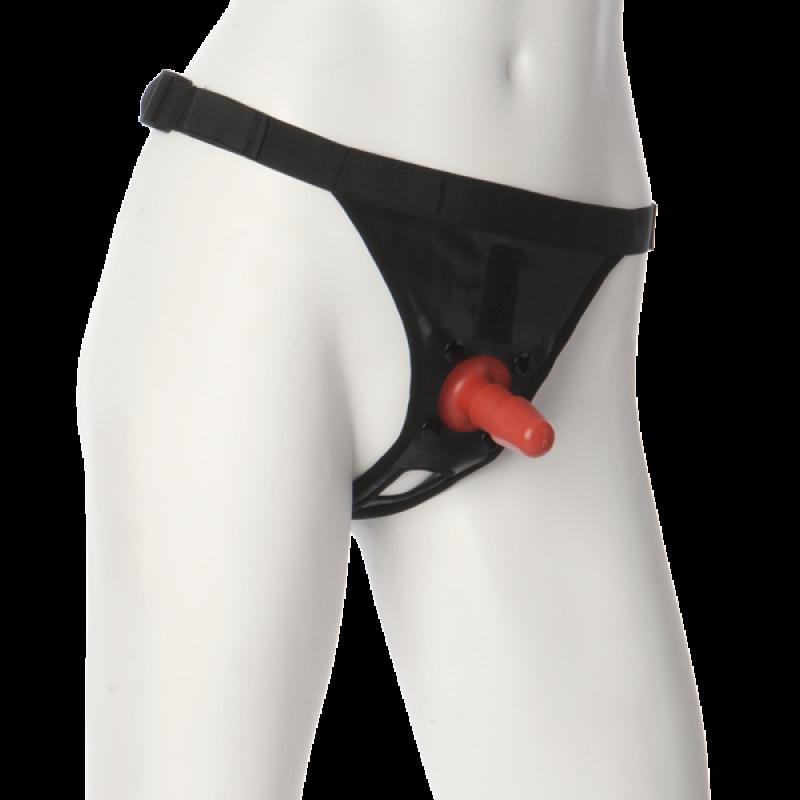 Трусики для страпону Doc Johnson Ultra Harness with Plug з кріпленням Vac-U-Lock, унісекс Трусики для страпону Doc Johnson Ultra Harness with Plug з кріпленням Vac-U-Lock, унісекс