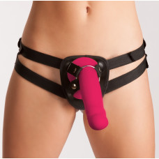 Трусики для страпона You2Toys PU Leather strap Черные