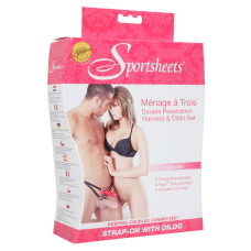 Страпон Sportsheets Menage a Trois for Two