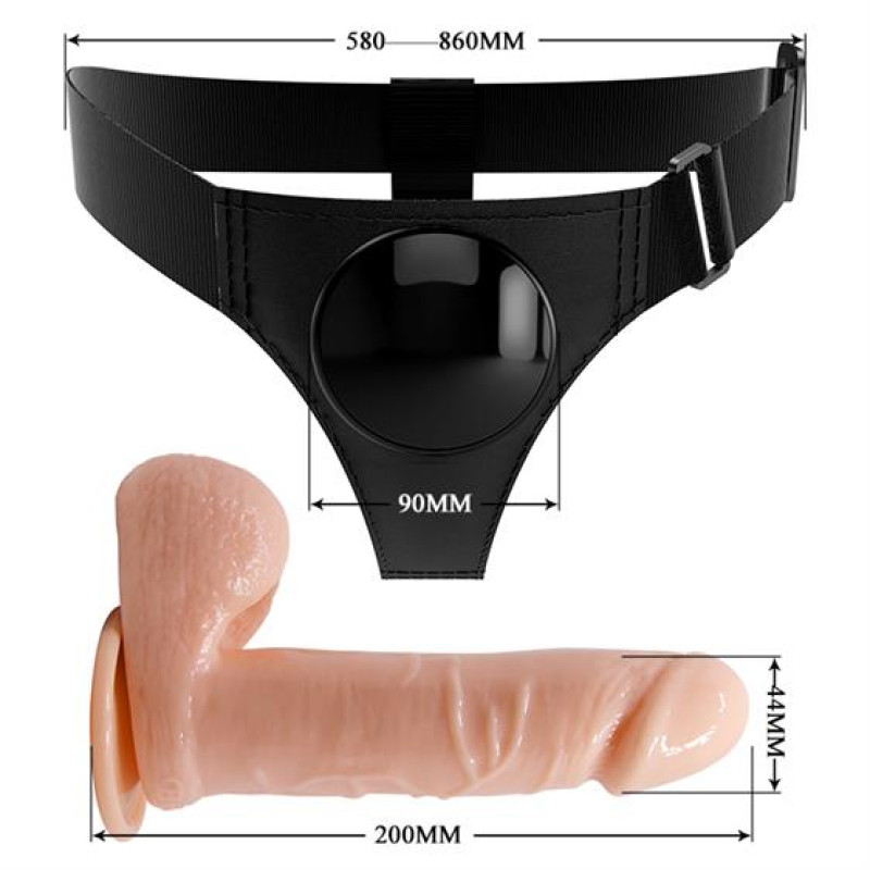Страпон Pretty Love Harness Briefs Tom 7.4" Страпон Pretty Love Harness Briefs Tom 7.4"