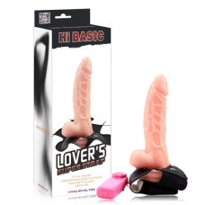 Удлинняющий страпон с вибрацией Chisa Stunt Cock Natural