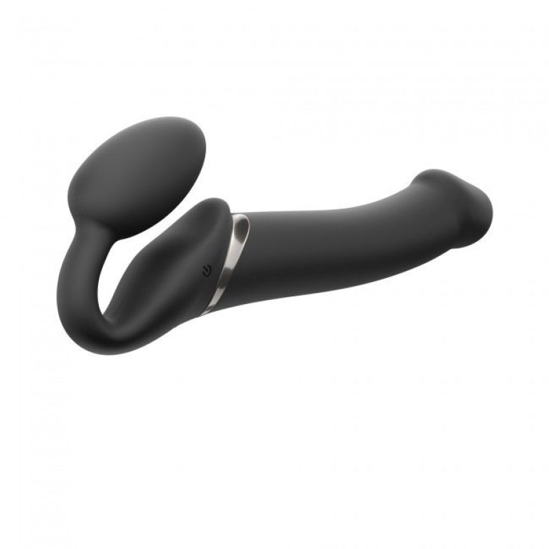 Безремневий страпон із вібрацією Strap-On-Me Vibrating Чорний L Безремневий страпон із вібрацією Strap-On-Me Vibrating Чорний L