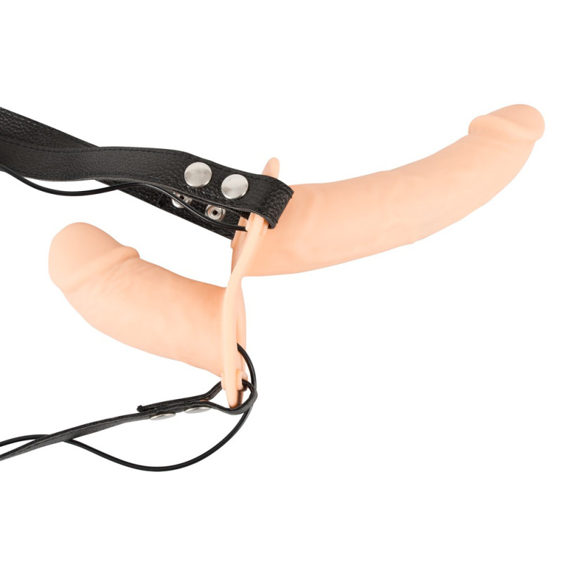 Женский страпон You2Toys Vibration Strap-On Duo Телесный Женский страпон You2Toys Vibration Strap-On Duo Телесный