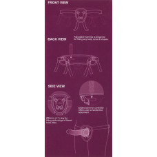 Женский Страпон Excellent Power SEXXBIAN Телесный 19 см