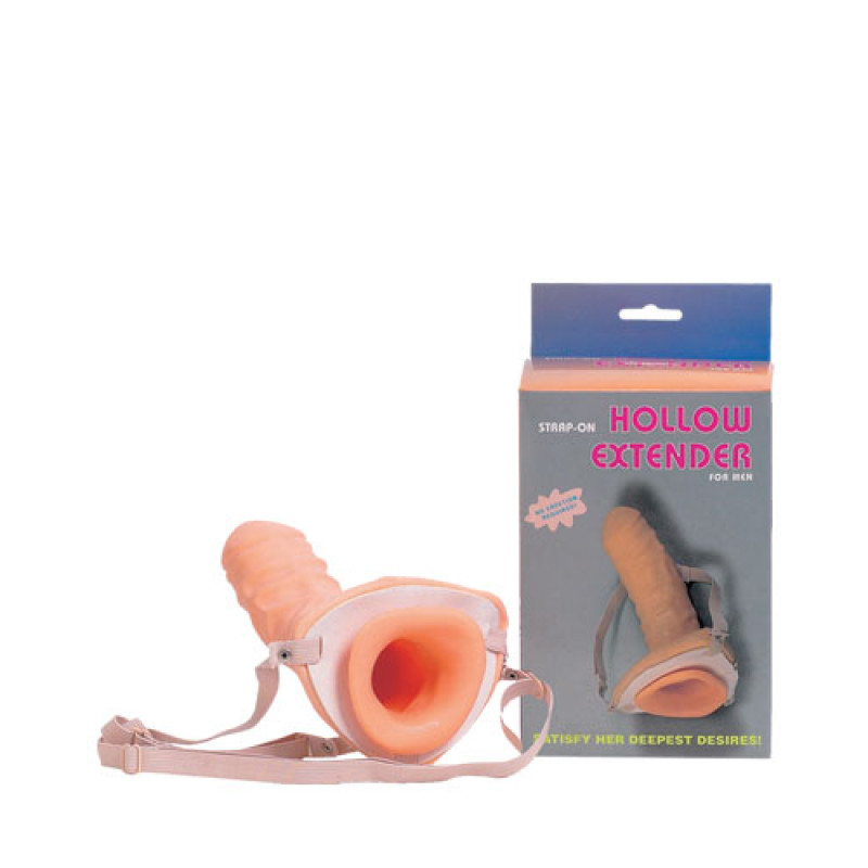 Мужской страпон Seven Creations Strap-On Hollow Extender