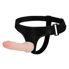Страпон LyBaile Super Harness 16,9 см Телесный
