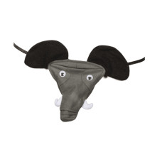 Мужские стринги Слон со звуком OOTB Elephant undies with elephant sound, black - one size