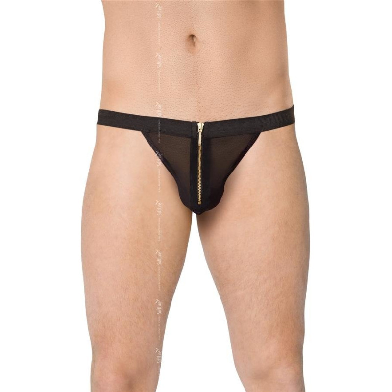 Чоловічі стрінги SoftLine Mens Thong 4526 S/L Black