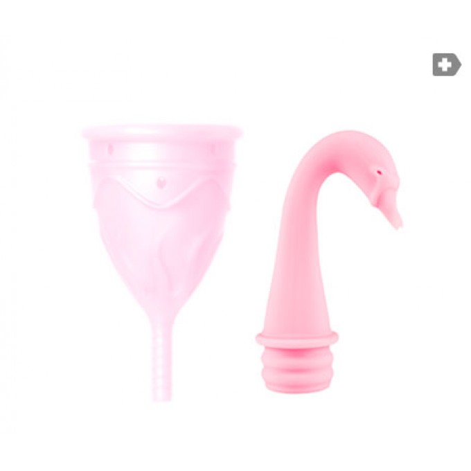 Менструальна чаша Femintimate Eve Cup розмір L із переносним душем