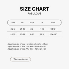 Трусики для страпона Strap-On-Me Leatherette Harness Fabulous - One Size - Red Glossy