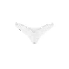 Трусики Obsessive Arrowel White crotchless thong S/M