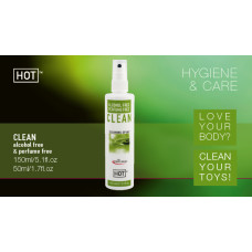 Антибактериальный очиститель без спирта Hot Clean 150 мл