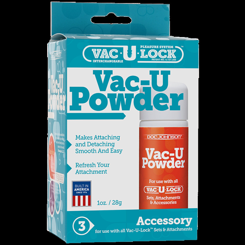 Пудра для крепления Vac-U-Lock Doc Johnson Vac-U Powder Пудра для крепления Vac-U-Lock Doc Johnson Vac-U Powder