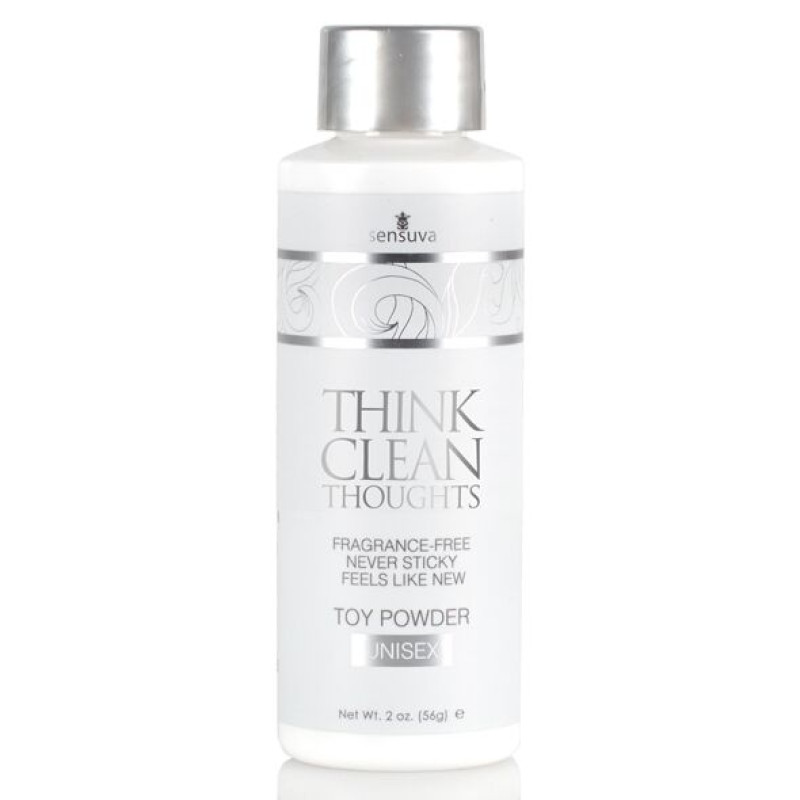 Пудра для ухода за игрушками Sensuva Think Clean Thoughts Toy Powder 56 грамм Пудра для ухода за игрушками Sensuva Think Clean Thoughts Toy Powder 56 грамм