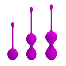 Вагинальные шарики Pretty Love Kegel Balls Set Pink, 3 шт.