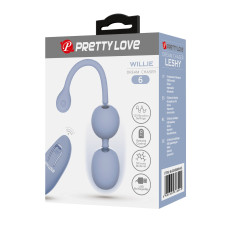 Вагинальные виброшарики Pretty Love Willie Vibrating Kegel Balls Light Blue