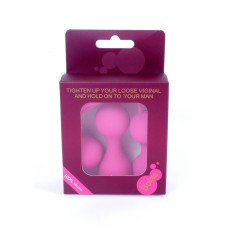 Набор вагинальных шариков B - Series HeavyFun Silicone Kegal Balls Set Pink
